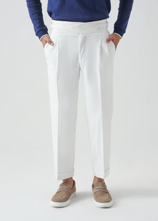 GURKHA PANT - WHITE