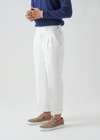 GURKHA PANT - WHITE