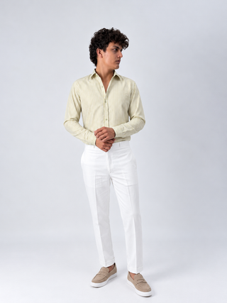 STRIPE OLIVE SHIRT - OLD MONEY