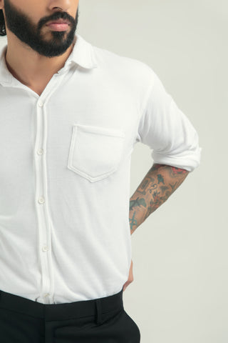 BUTTON-DOWN SHIRT | WHITE