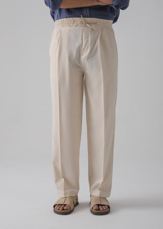 BEIGE LINEN TROUSER