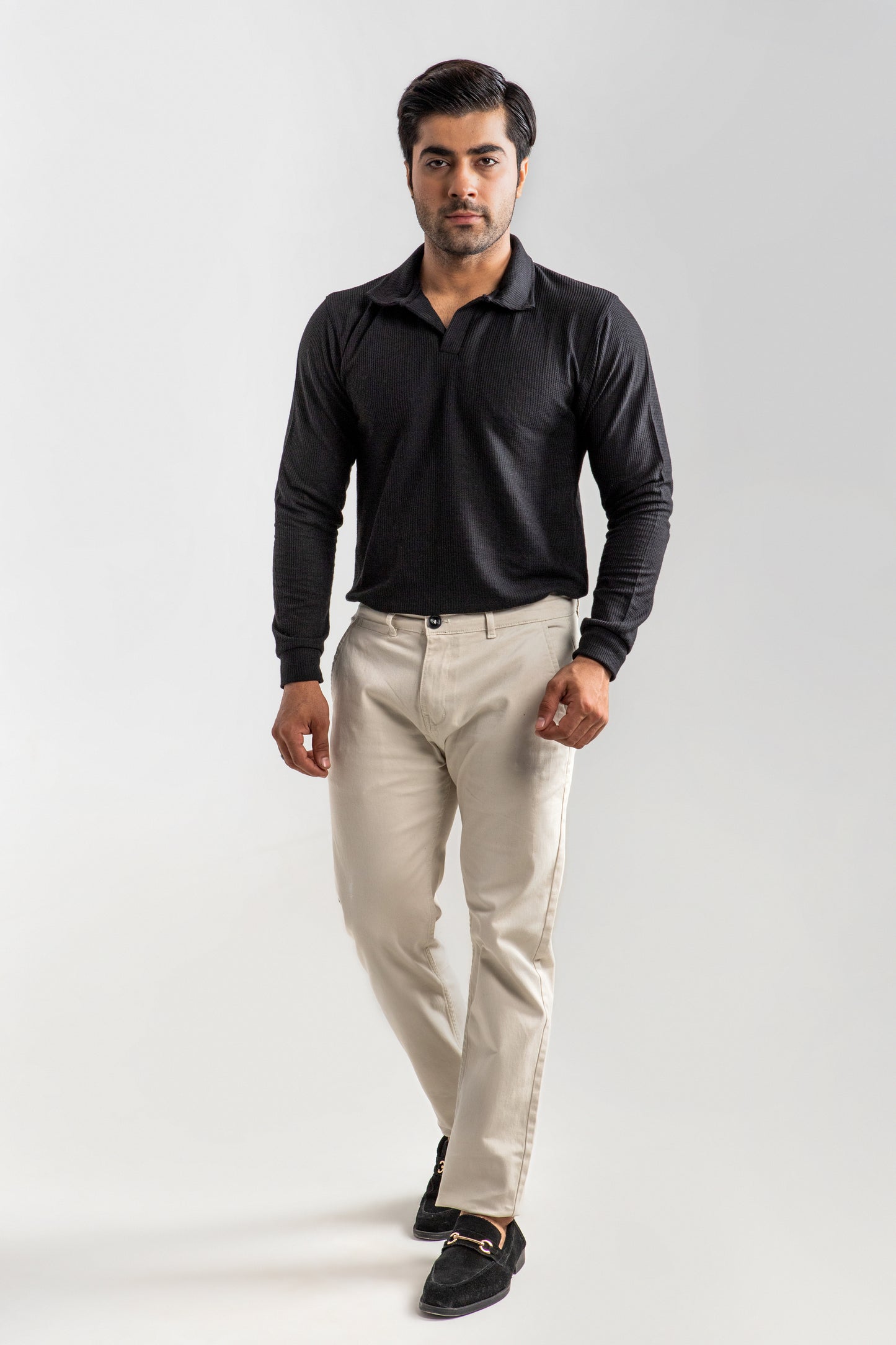 TEXTURED POLO SHIRT | PACK OF 3